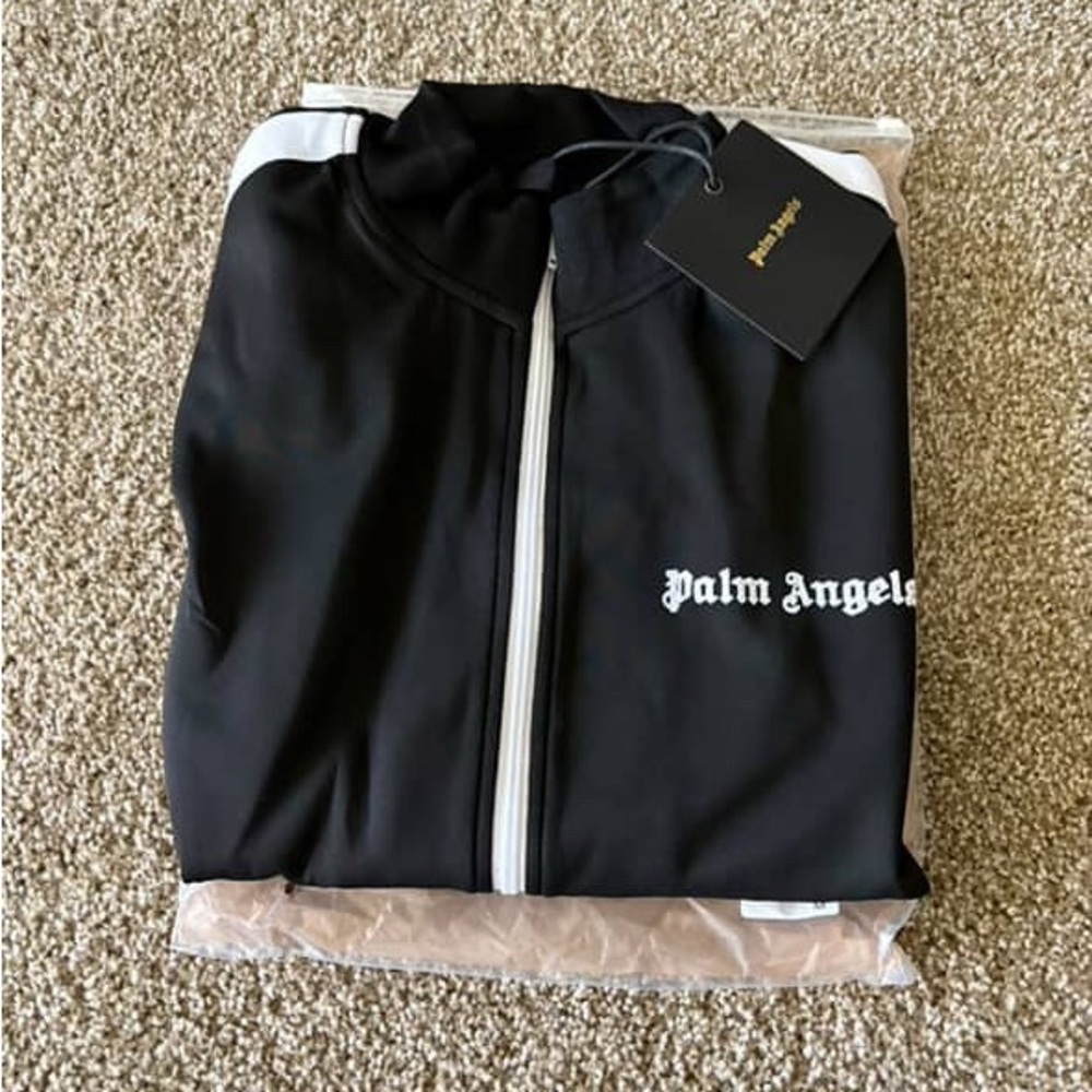 Palm Angels Track Jacket Black/White